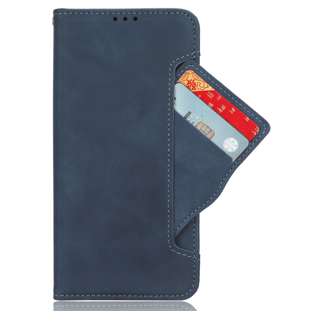 Kártyás könyv tok Xiaomi Redmi Note 14S/Note 13 Pro 4G/Poco M6 Pro - kék