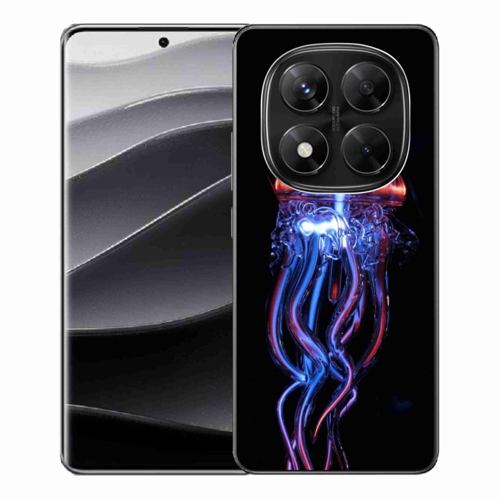 Gél borítás mmCase a Xiaomi Redmi Note 14 Pro 5G/Poco X7 5G számára - medúza