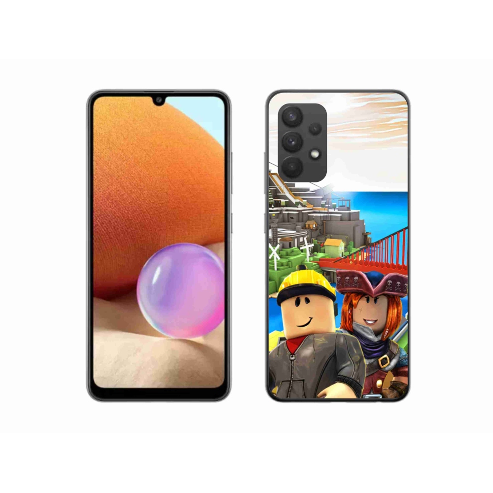 Gél védőburkolat mmCase Samsung Galaxy A32 4G - roblox 1