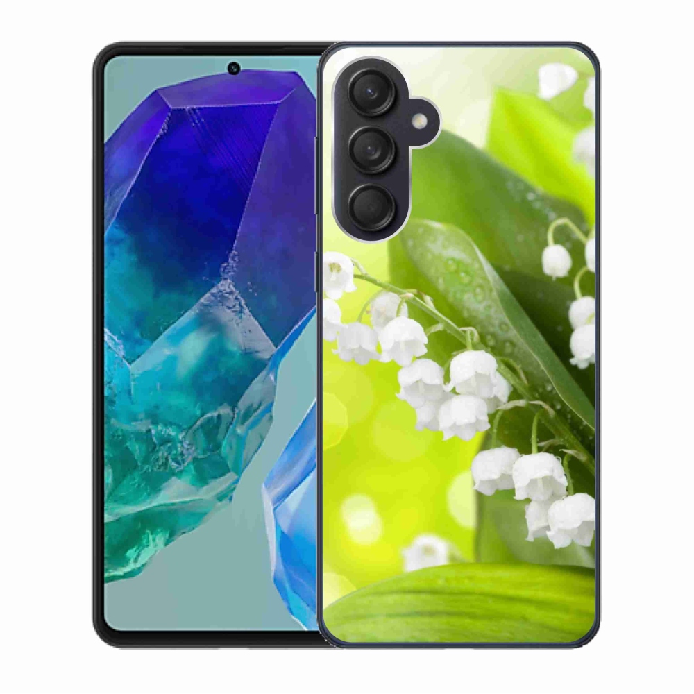 Gél borítás mmCase Samsung Galaxy M55 5G - lily of the valley - gyöngyvirág