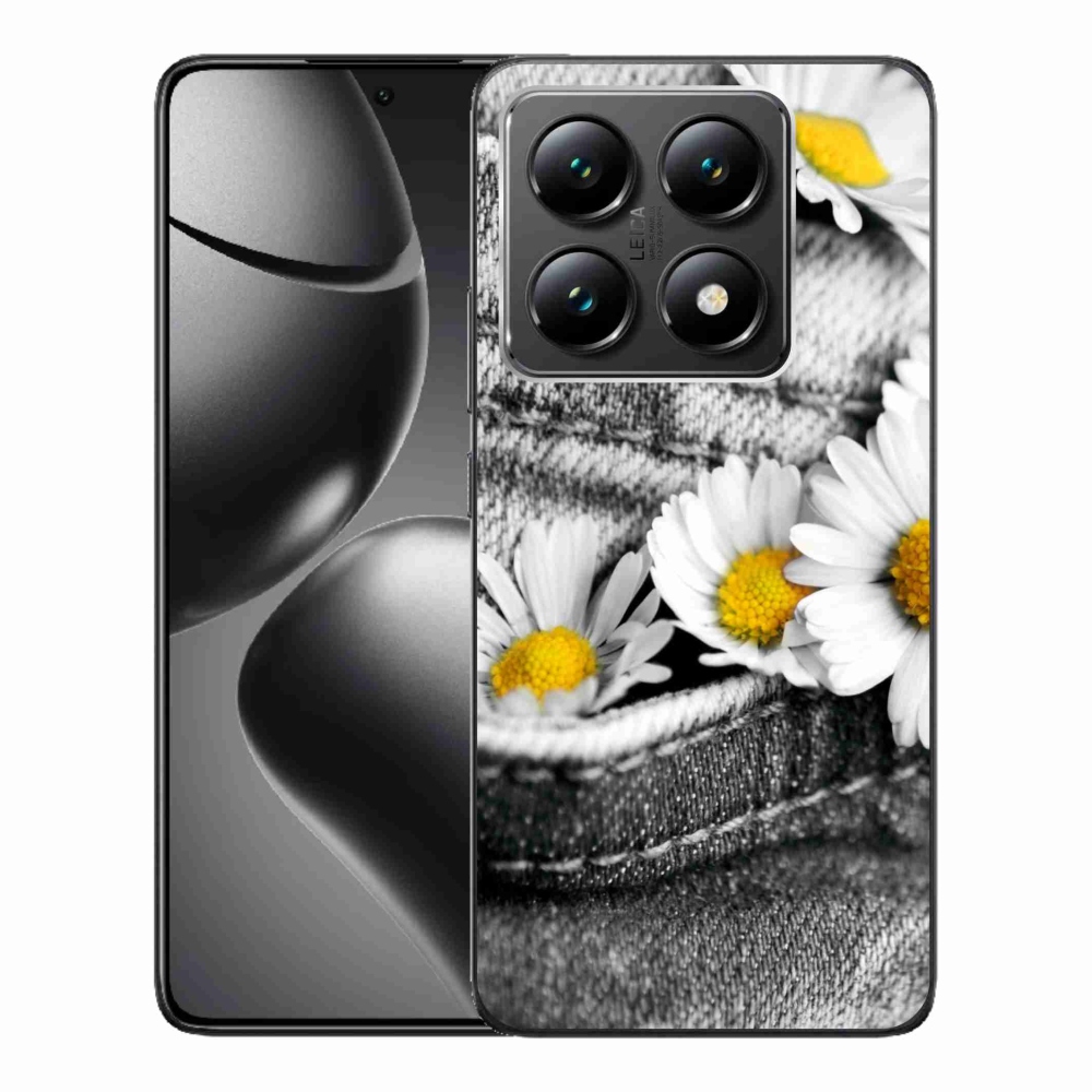 Gél tok mmCase a Xiaomi 14T-hez - százszorszépek