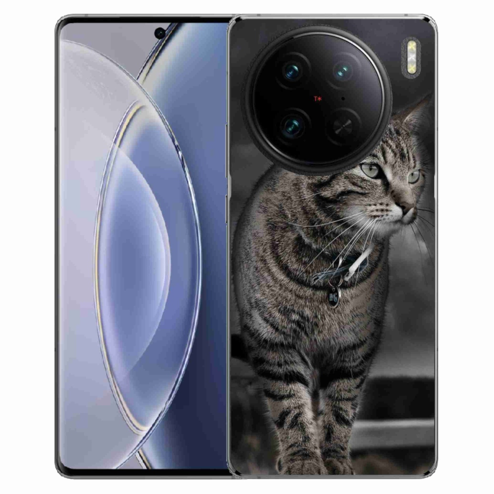 Zselés borítás mmCase a Vivo X90 Pro készülékhez - macska