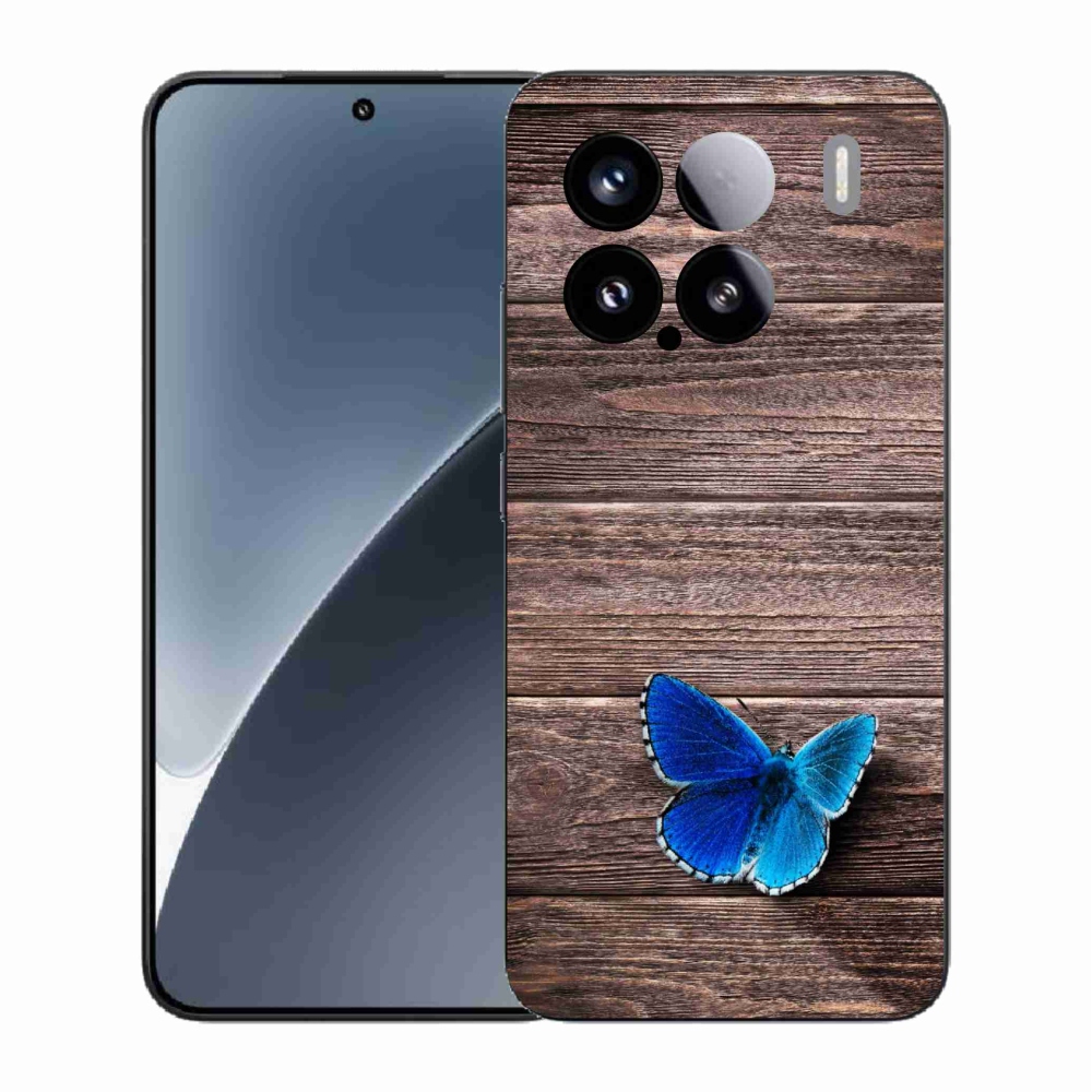 Gél borítás mmCase a Xiaomi 15 - kék pillangó 1