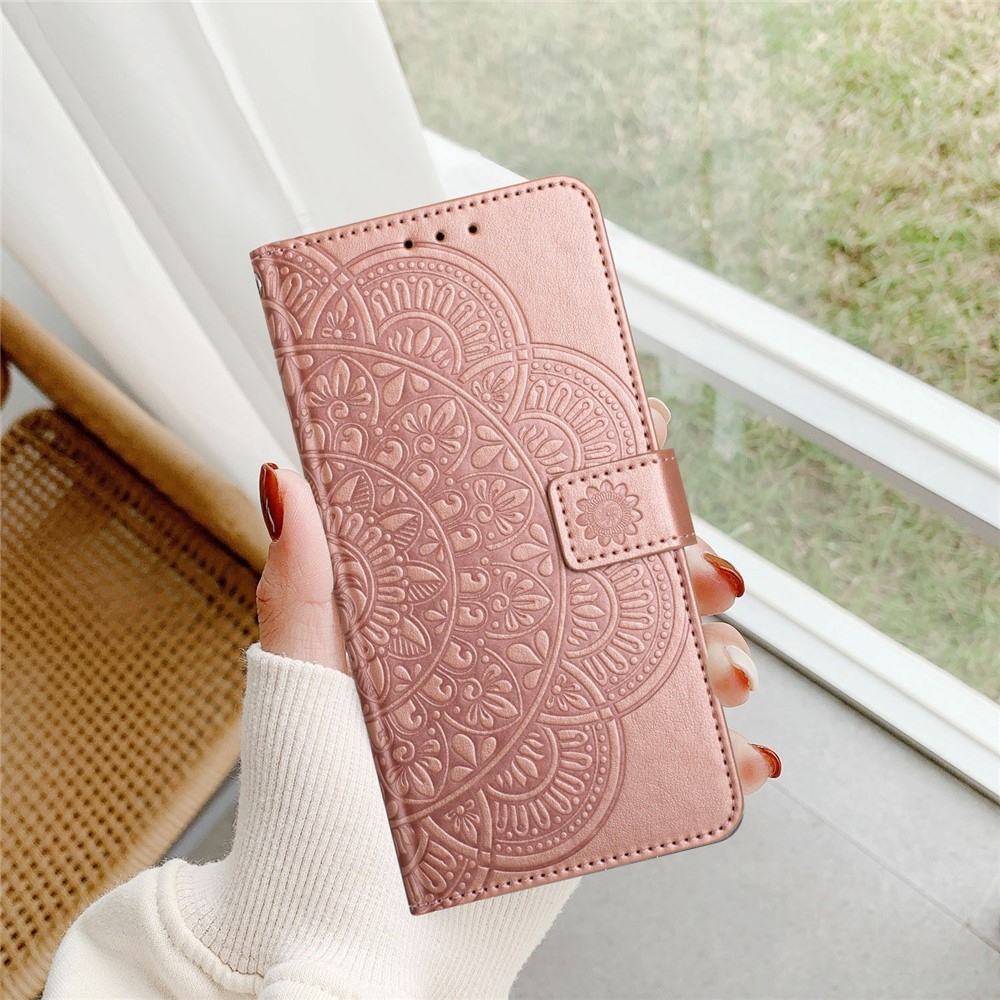 Mandala könyv tok Xiaomi 15T Pro-hoz - rózsaarany