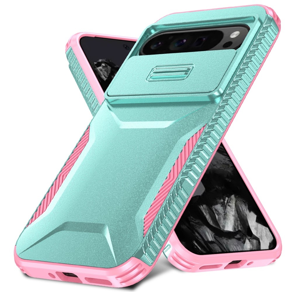 Fedél ellenálló borítás a Google Pixel 9 Pro XL-hez - teal/pink