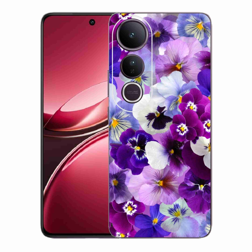 Gél borító mmCase a Vivo V50 Lite 4G/5G-hez - virágok 9