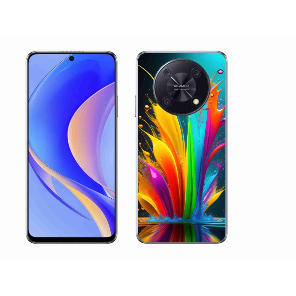 Gél borítás mmCase a Huawei Nova Y90 készülékhez - absztrakt motívum 1