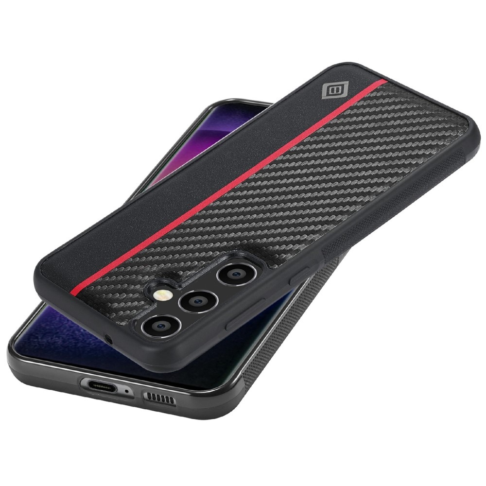 IMEEKE tartós zselés tok Samsung Galaxy S25+ - fekete/piros