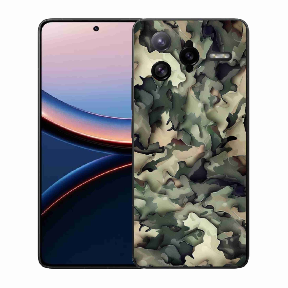 Gél borítás mmCase a Xiaomi Poco F7 Ultra számára - terepszínű minta 9