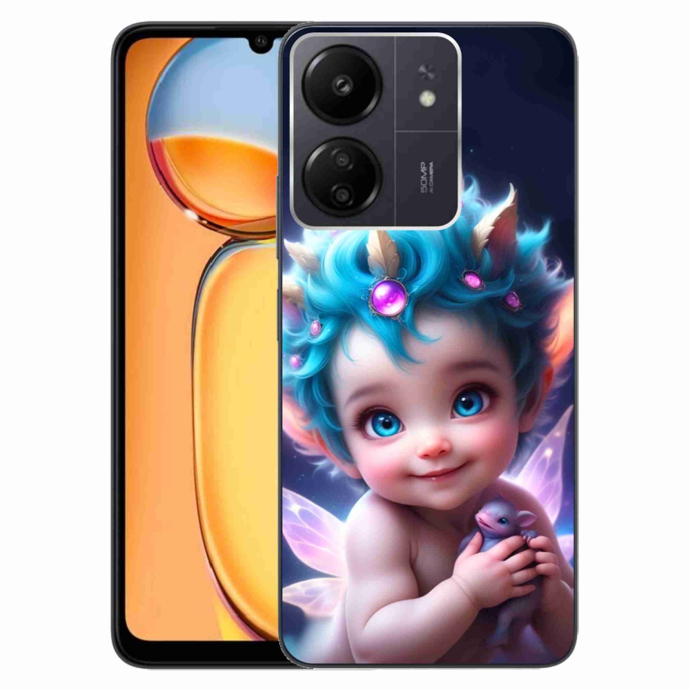 Gél borítás mmCase a Xiaomi Poco C65/Redmi 13C-hez - baba pillangószárnyakkal