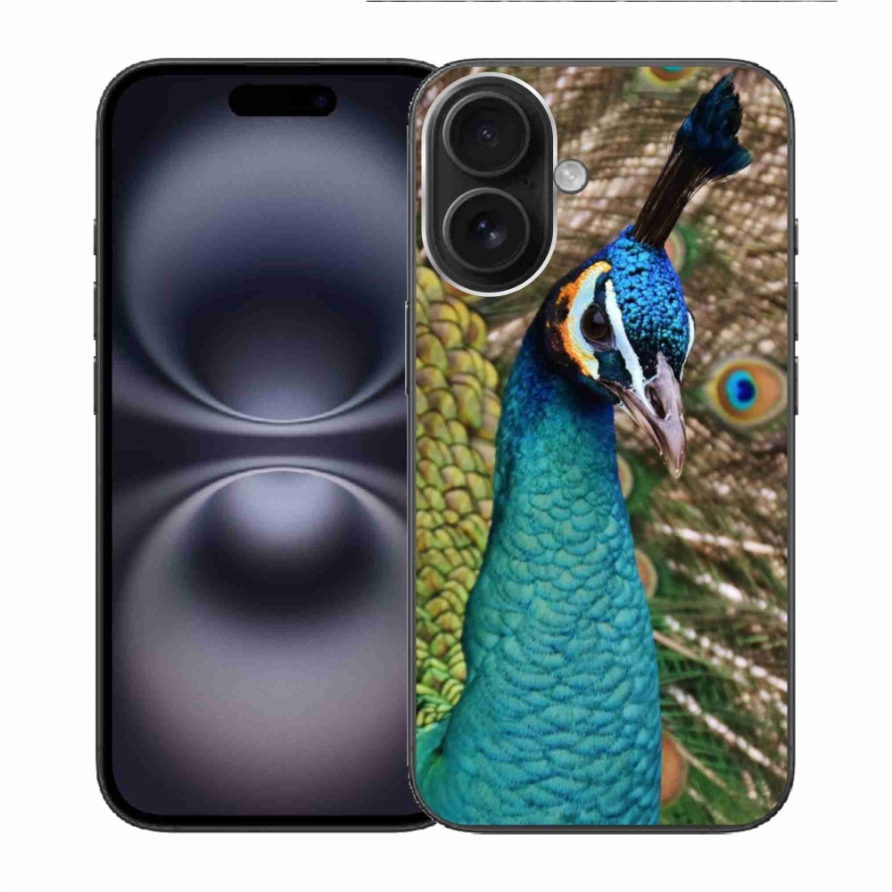 Zselés borítás mmCase iPhone 16 készülékhez - páva
