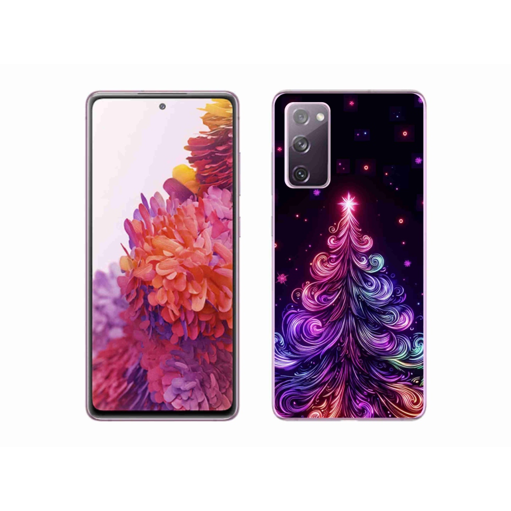 Gél borítás mmCase Samsung Galaxy S20 FE - neon karácsonyfa 1