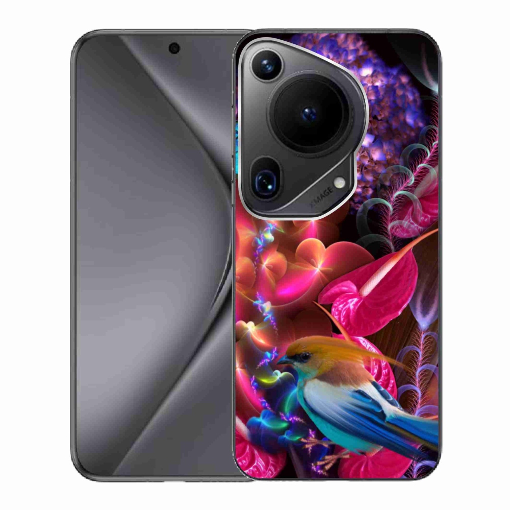 Gél borító mmCase a Huawei Pura 70 Ultra számára - színes virágok