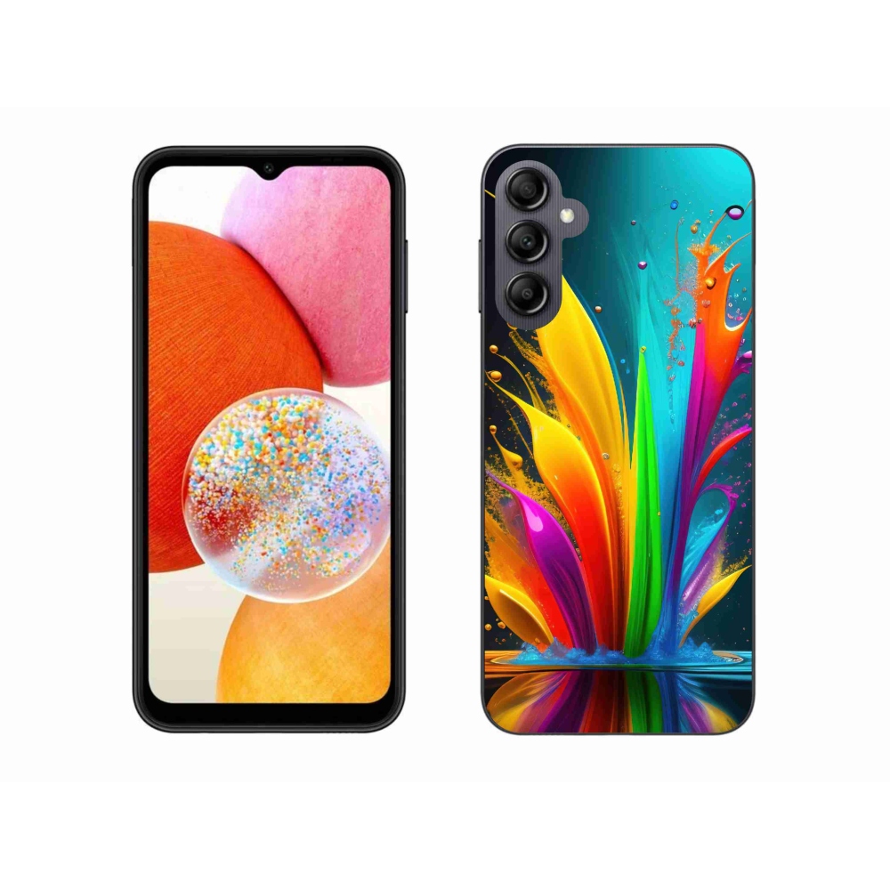 Gél borítás mmCase Samsung Galaxy A14 4G/5G - absztrakt motívum 1