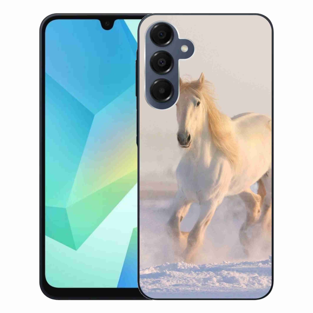 Gél tok mmCase a Samsung Galaxy A16 4G/5G készülékhez - ló a hóban