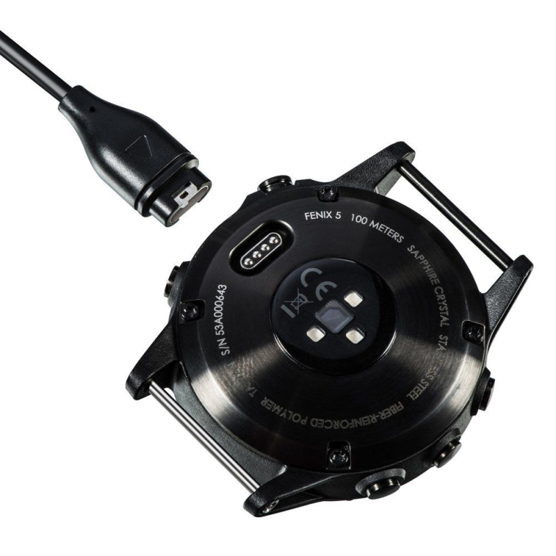 Taktikai USB-C töltő- és adatkábel Garmin Fenix 5/6/7-hez