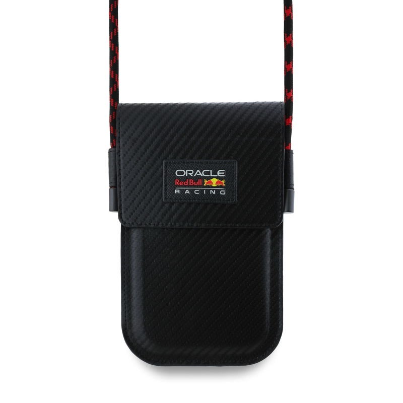 Red Bull PU Carbon telefon táska fekete