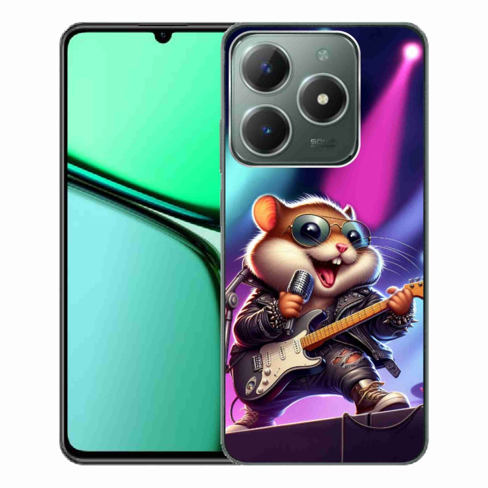 Gél borítás mmCase a Realme C61 készülékhez - hörcsög hintaló