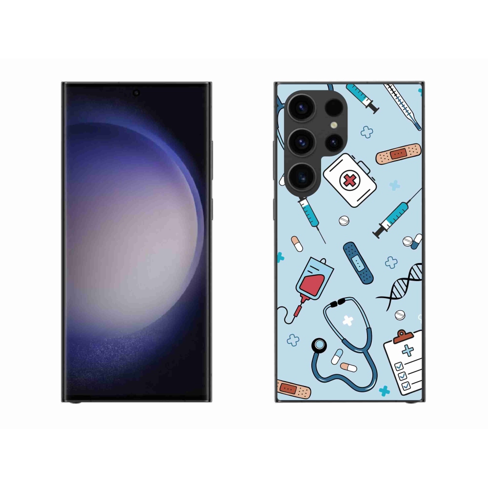 Zselés borítás mmCase Samsung Galaxy S23 Ultra 5G - egészség 1