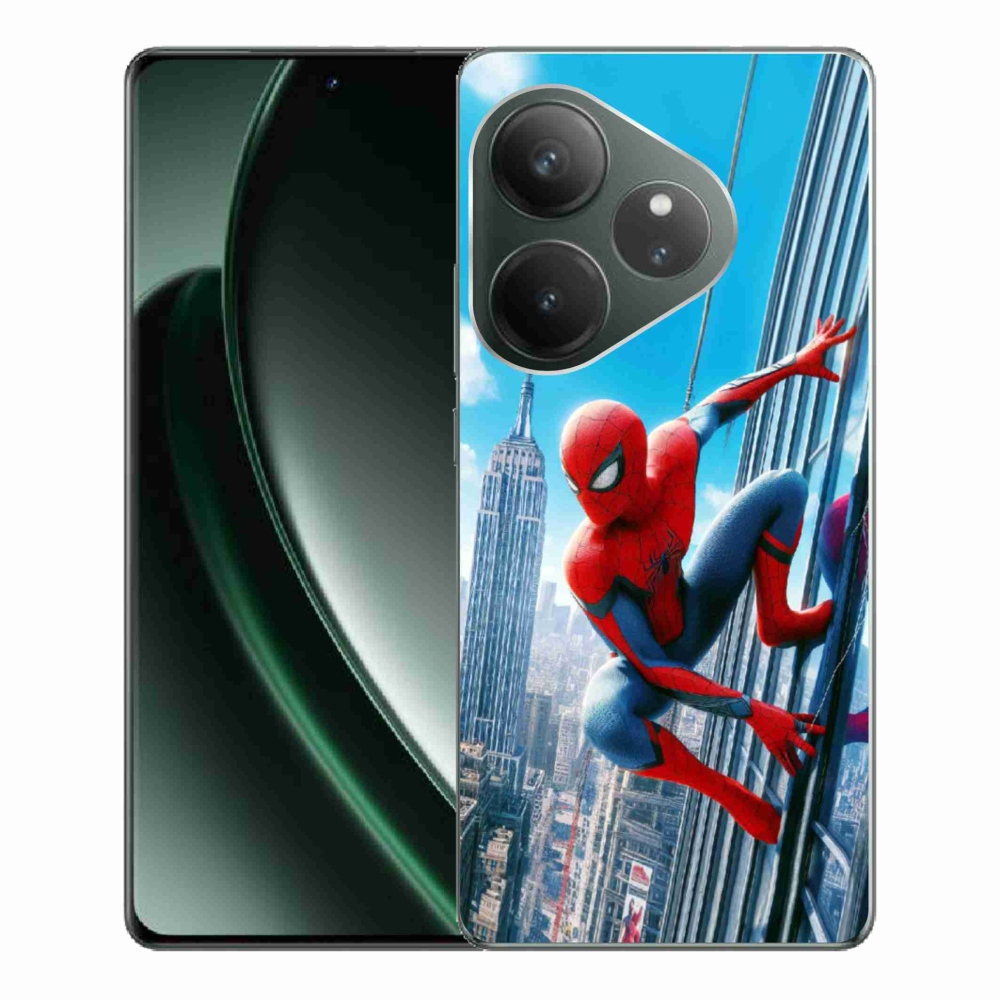 Gél borító mmCase a Realme GT 6 5G/GT 6T 5G - pókemberhez
