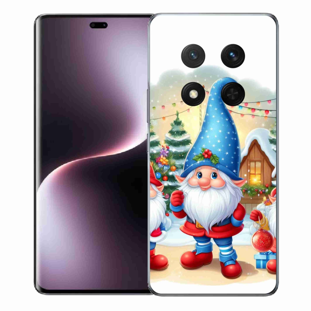 Gél borítás mmCase a Honor Magic 7 Lite 5G számára - Karácsonyi manók