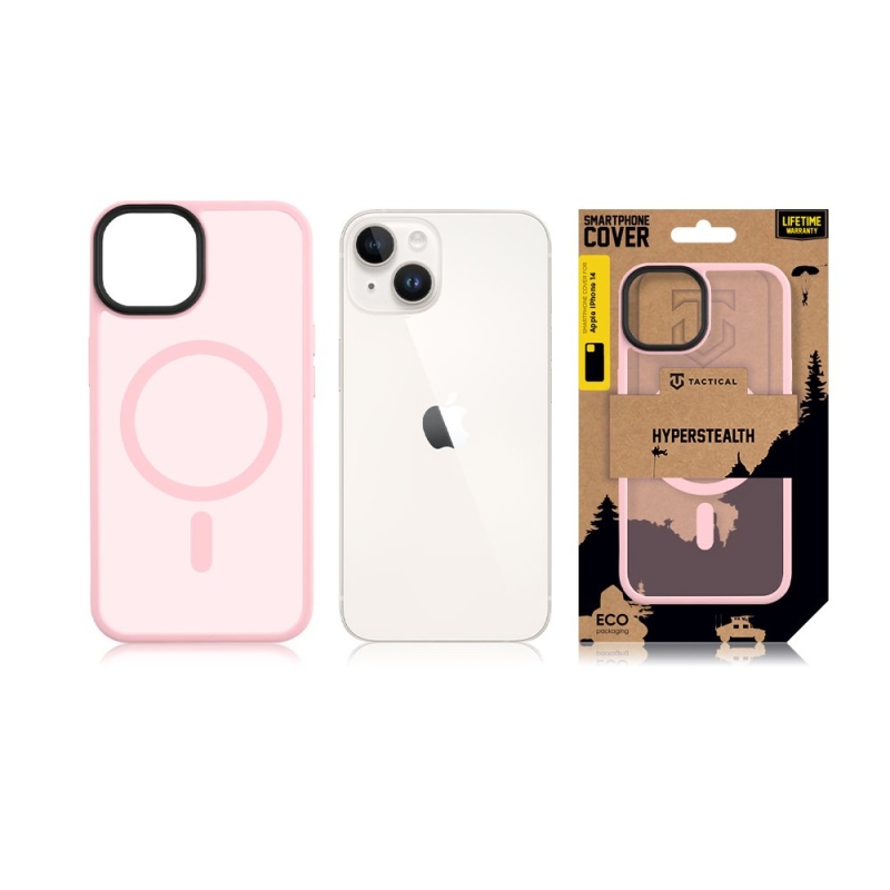 Taktikai MagForce Hyperstealth borító iPhone 14 rózsaszín párduchoz