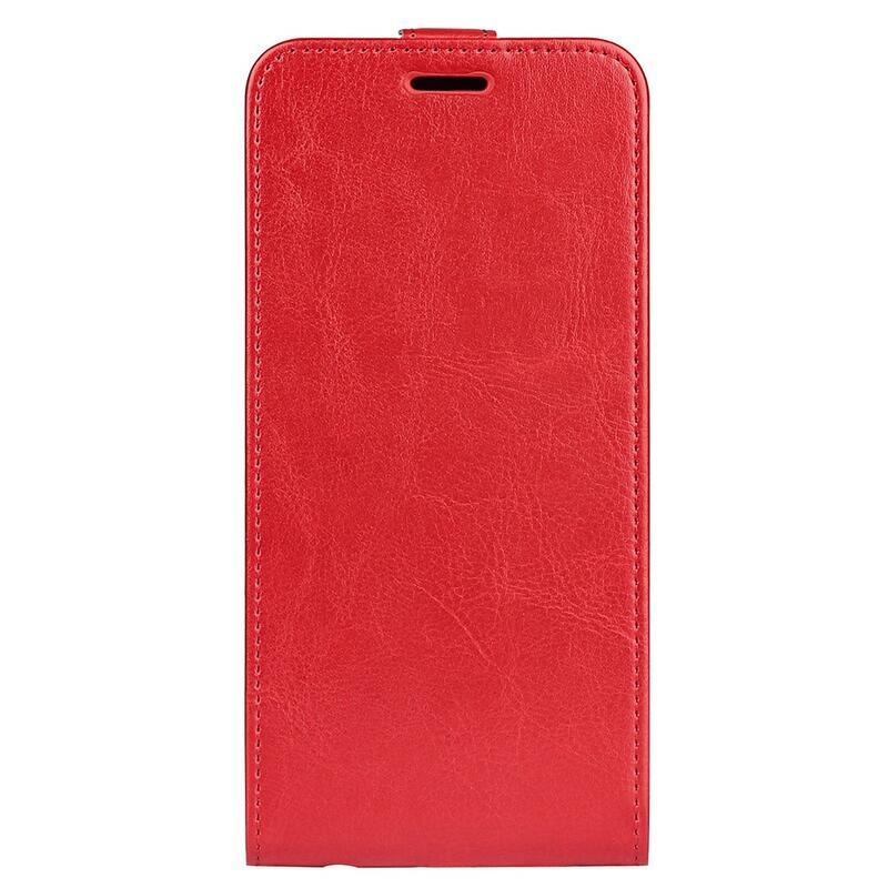 Függőleges PU bőr pénztárca tok Samsung Galaxy A03-hoz - piros