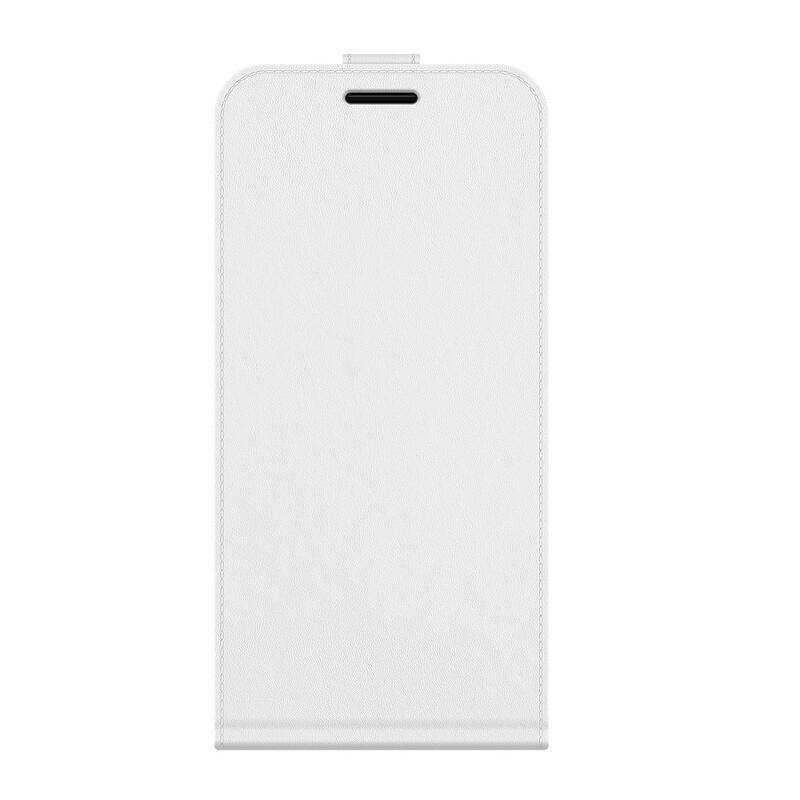 Függőleges PU bőr pénztárca tok Samsung Galaxy A03s (166.6 x 75.9 x 9.1mm) - fehér