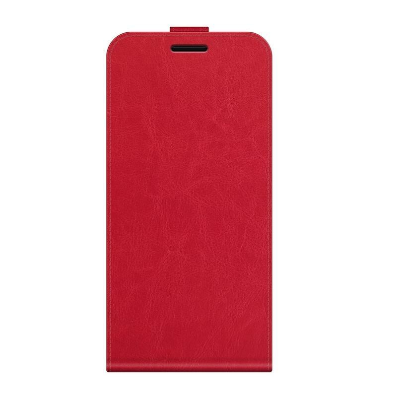 Függőleges PU bőr pénztárca tok Samsung Galaxy A03s (166.6 x 75.9 x 9.1mm) - piros