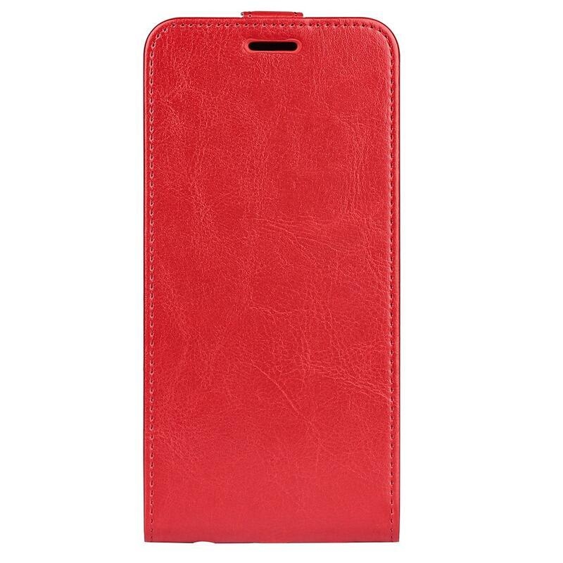Függőleges PU bőr pénztárca tok Samsung Galaxy A23 4G/5G készülékhez - piros színű