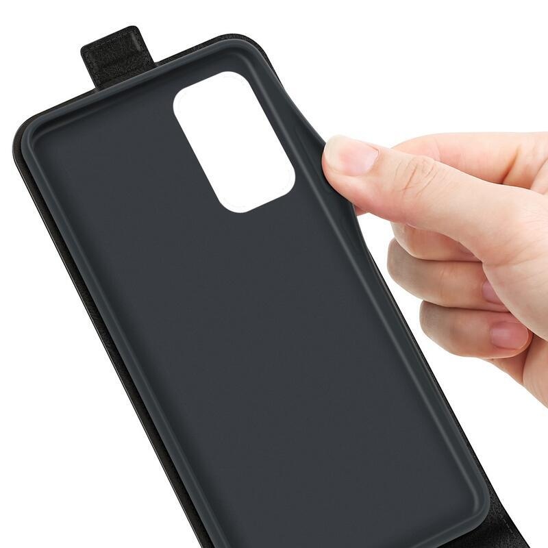 Függőleges PU bőr pénztárca tok Xiaomi Poco M4 Pro 5G/Redmi Note 11S 5G - fekete