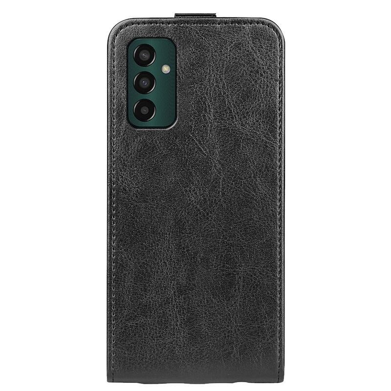 Függőleges PU bőr tok Samsung Galaxy M13 4G készülékhez - fekete