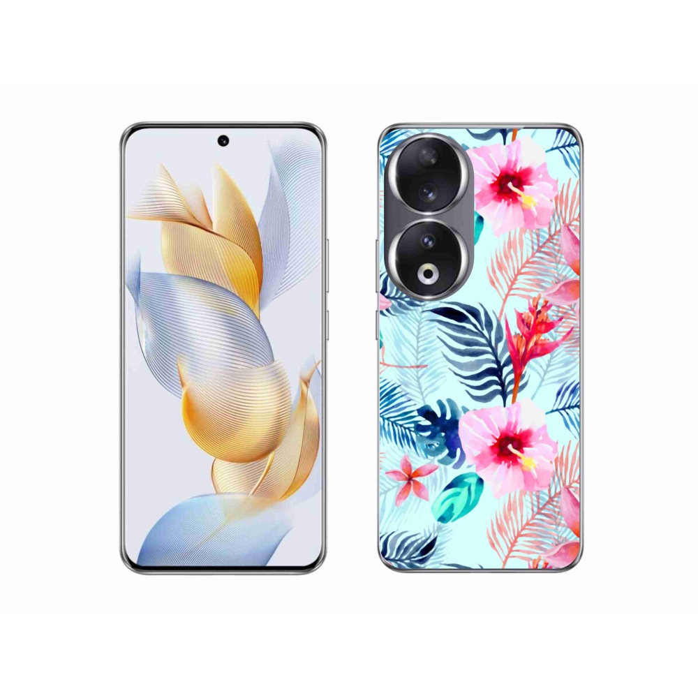 Zselés borítás mmCase a Honor 90-hez - virágok