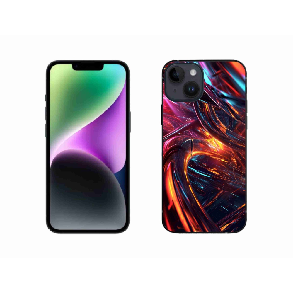 Gél borítás mmCase iPhone 14 - absztrakt motívum 10