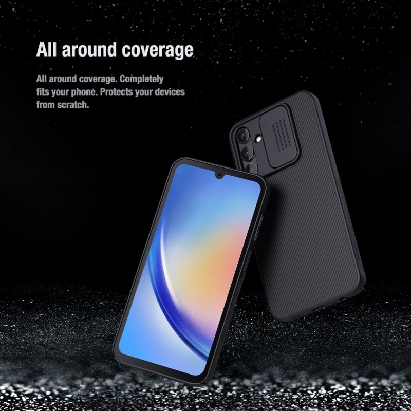 Nillkin CamShield hátlap a Samsung Galaxy A25 5G fekete színű készülékhez