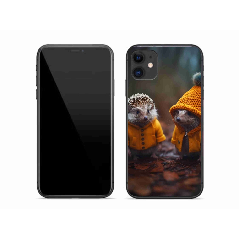 Zselés borítás mmCase iPhone 11 készülékhez - sünök