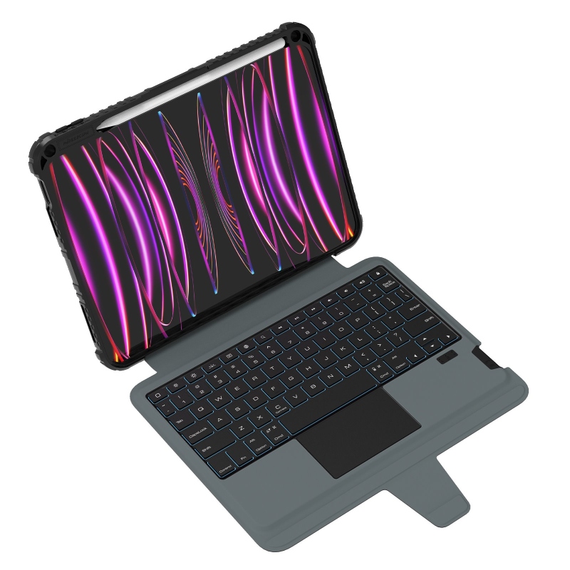 Nillkin Bumper Link billentyűzet tok (háttérvilágításos verzió) iPad 10.9 2022 Fekete