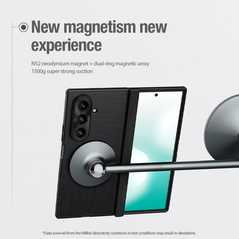 Nillkin Super Frosted FOLD mágneses hátlap Samsung Galaxy Z Fold 7 fekete