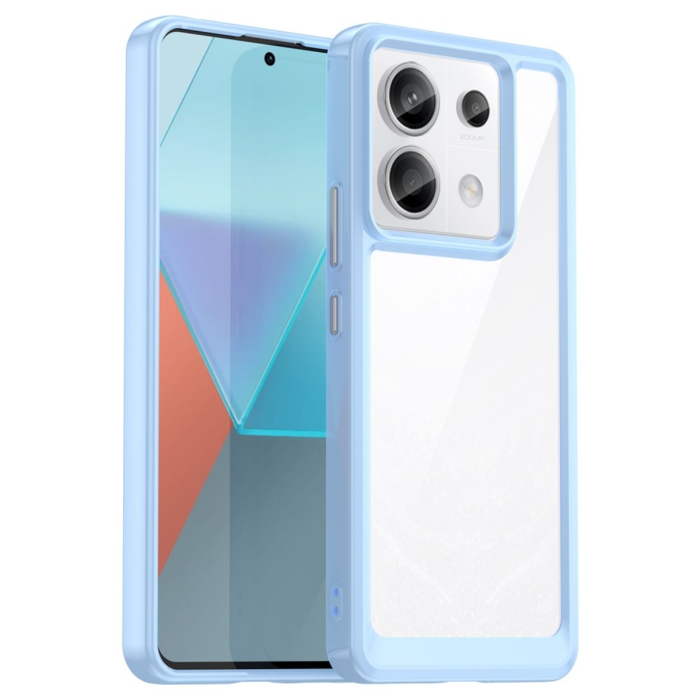 Gél tok rögzített hátlappal Xiaomi Redmi Note 13 Pro 5G/Poco X6 5G - kék