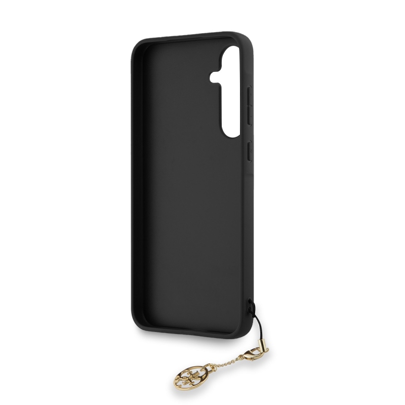 Guess 4G Charm hátlap Samsung Galaxy A55 5G szürke