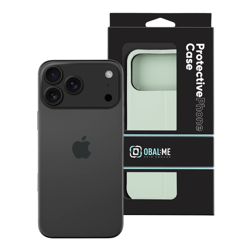 PACK:ME SmoothTouch tok Apple iPhone 17 Pro Max készülékhez Mentazöld