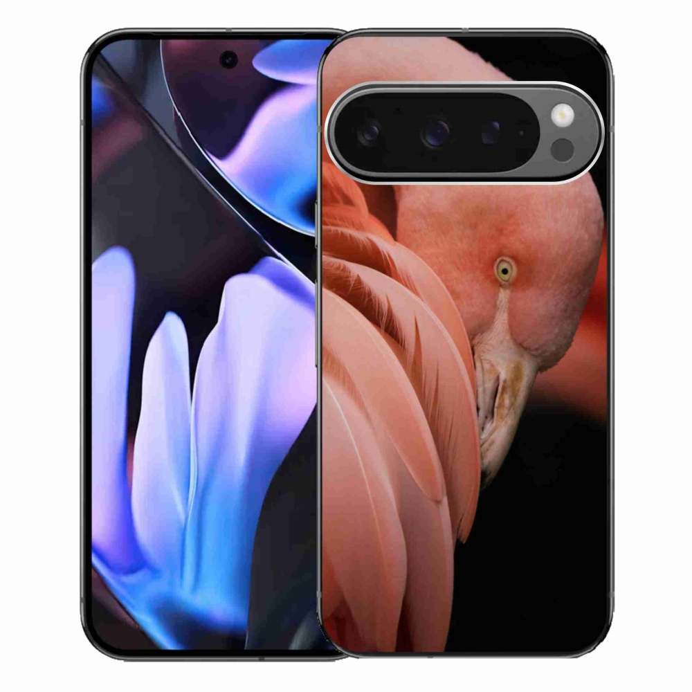 Zselés borítás mmCase a Google Pixel 9 Pro XL-hez - flamingó 3