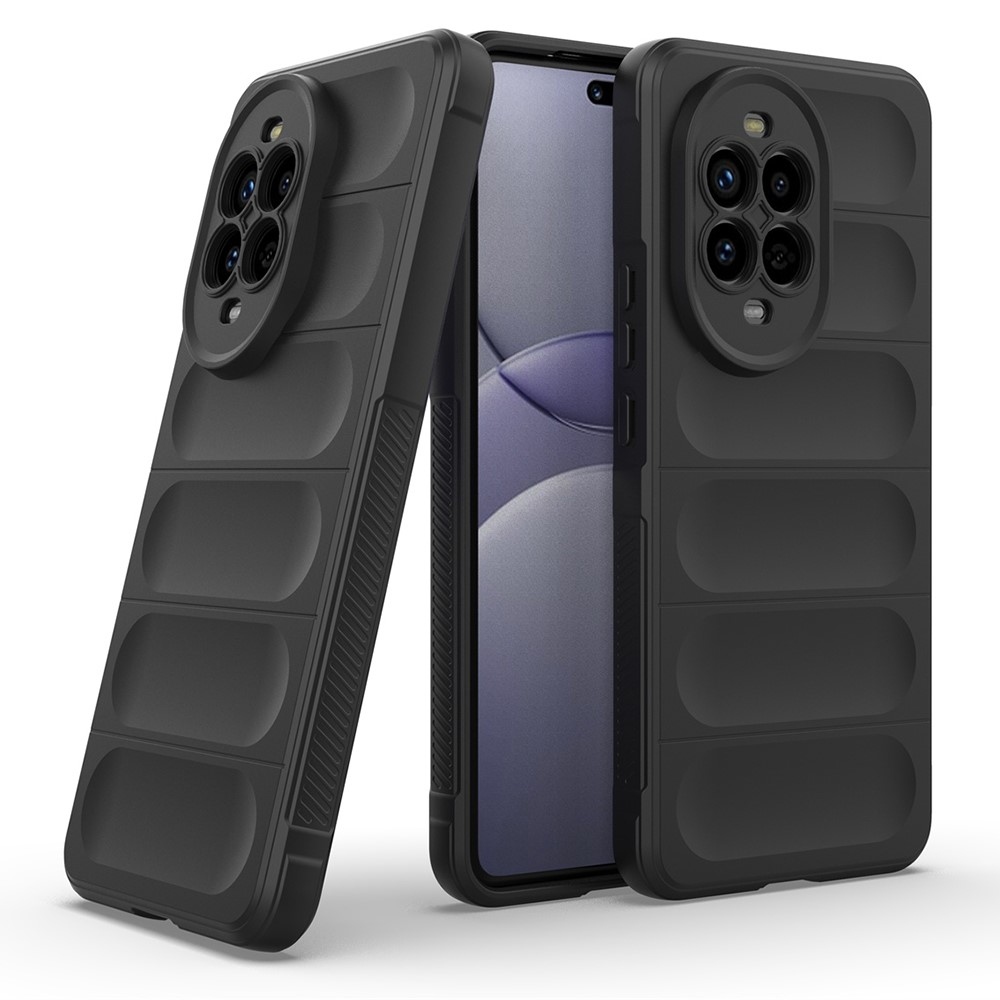 Rugg tartós zselés tok Huawei Nova 13 Pro 5G számára - fekete