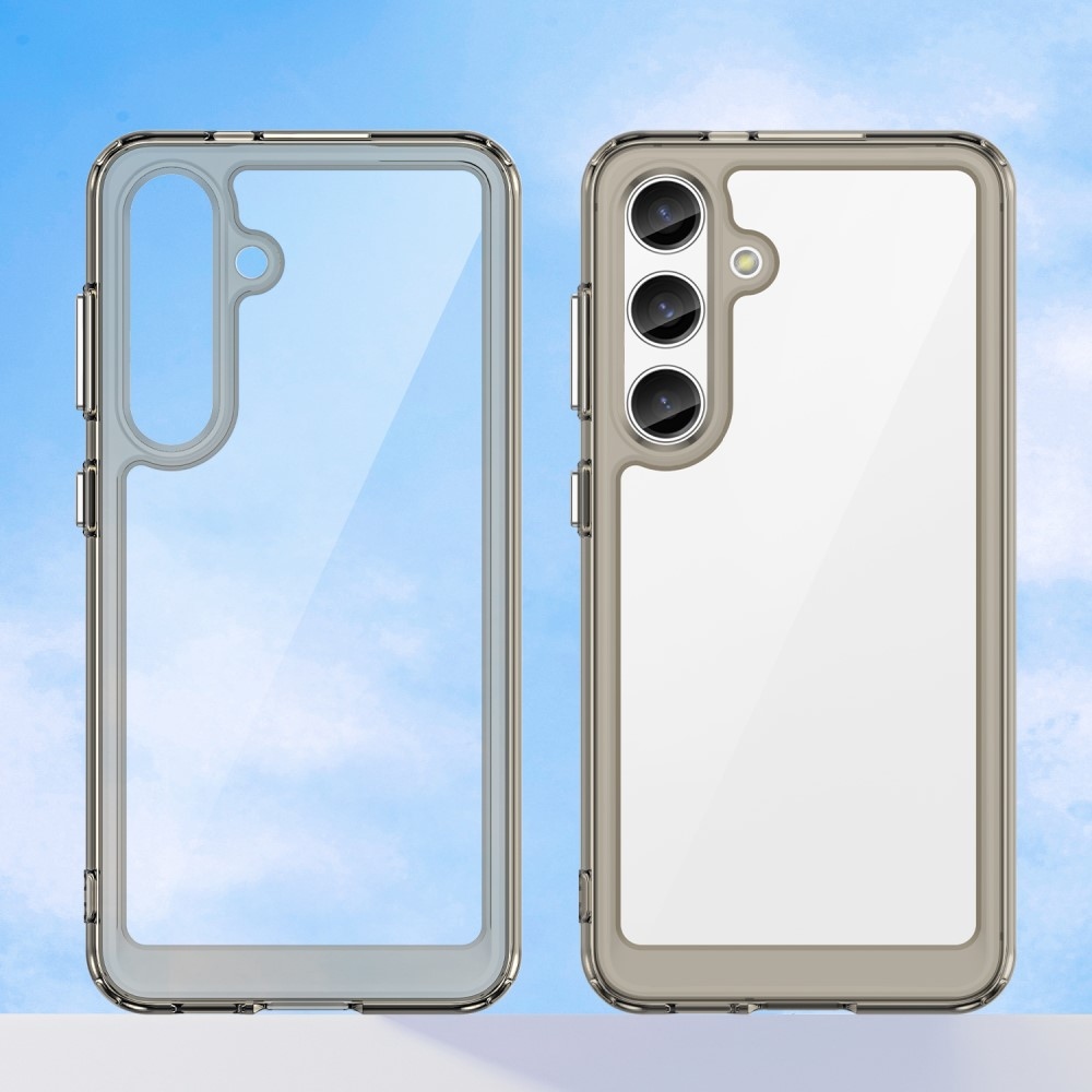 Gél tok fix hátlappal Samsung Galaxy S24+/S25+ készülékhez - szürke