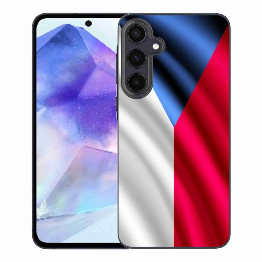 Gél védőhuzat mmCase Samsung Galaxy A55 5G - cseh zászlóhoz
