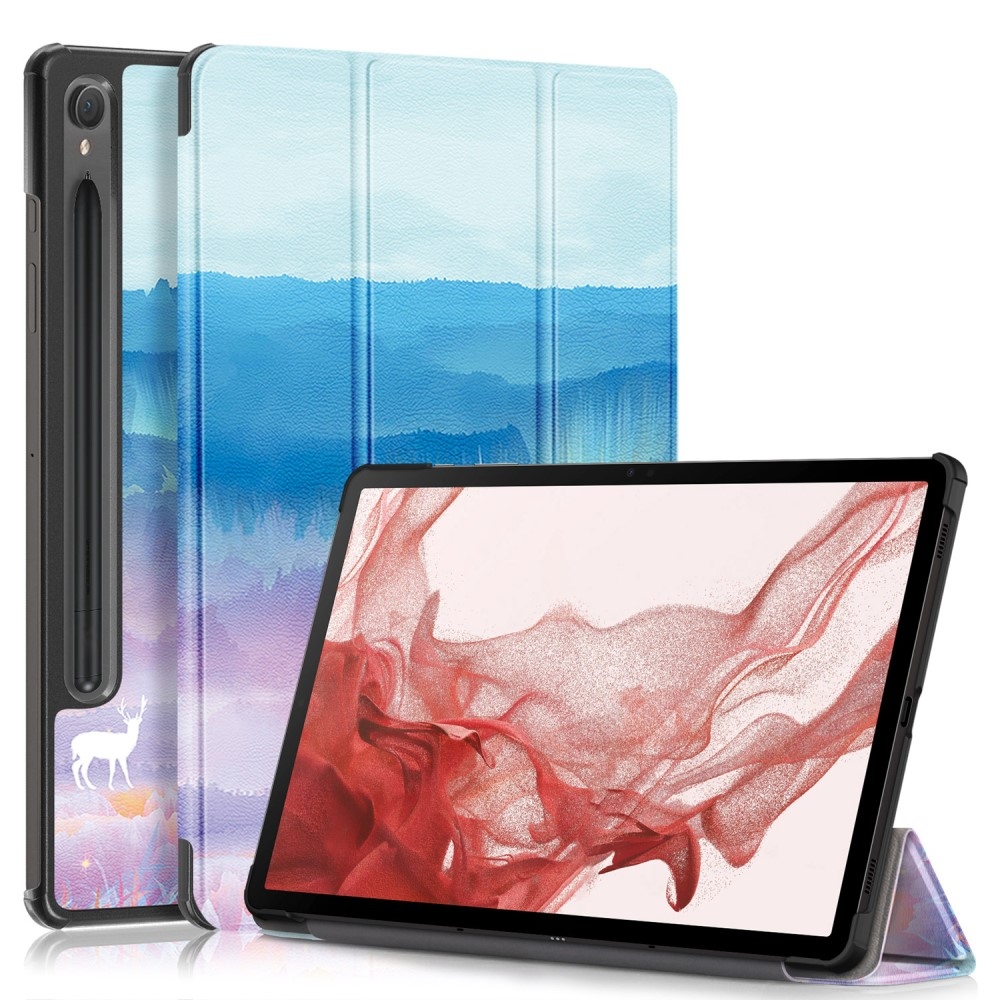 Nyomtatás intelligens záró tok Samsung Galaxy Tab S9/Tab S10 készülékhez - absztrakt minta