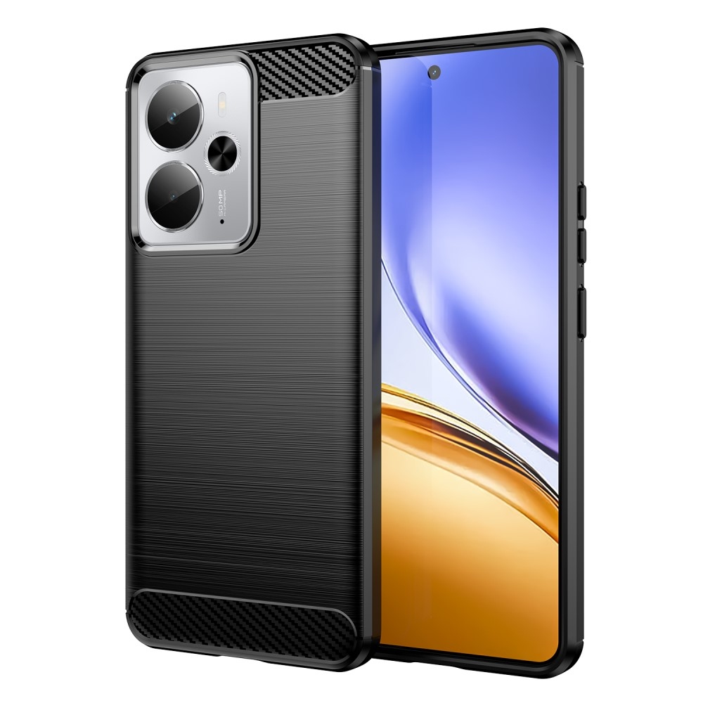 Szénálló zselés tok a Realme 14 5G/14T 5G készülékhez - fekete