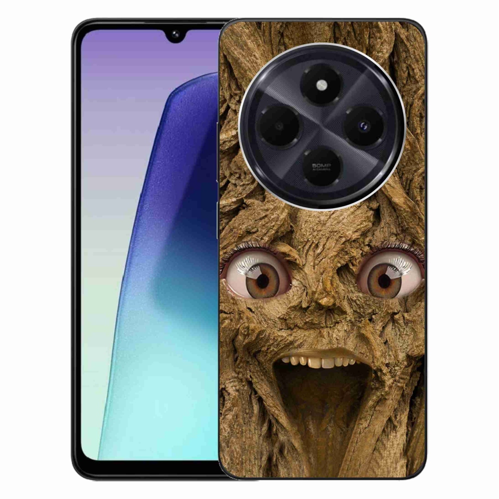 Gél borító mmCase a Xiaomi Redmi 14C/Poco C75-hez - boldog fa szemekkel