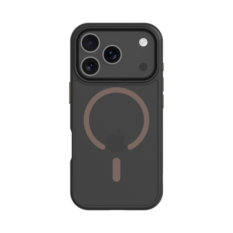 Taktikai MagForce Hyperstealth 2.0 borító iPhone 17 Pro fekete/Moucha Moose számára