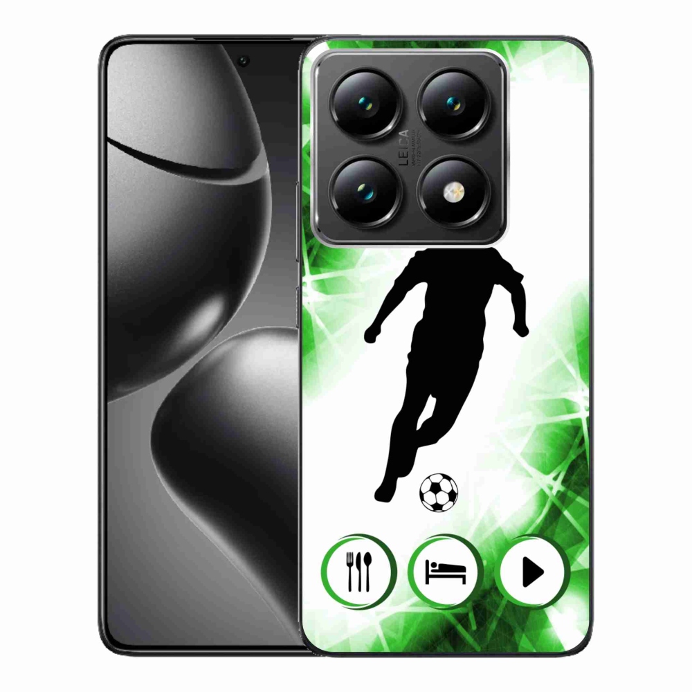 Gél borítás mmCase a Xiaomi 14T Pro - focista számára